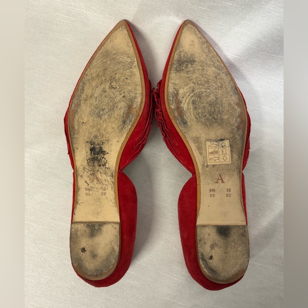 Anthropologie Red Women's Shoes - Picture 3 of 3